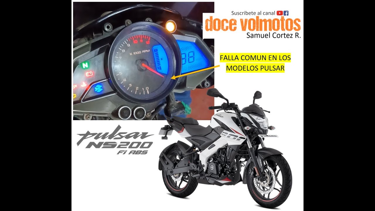 AGUJA RPM NO FUNCIONA PULSAR NS200FI (PROBLEMA COMUN EN TODOS LOS MODELOS PULSAR)