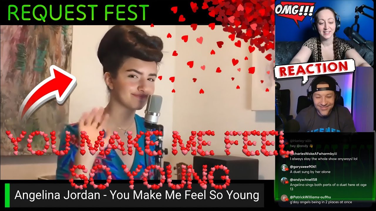 WE ARE IN LOVE WITH THIS!!! Angelina Jordan - You Make Me Feel So Young