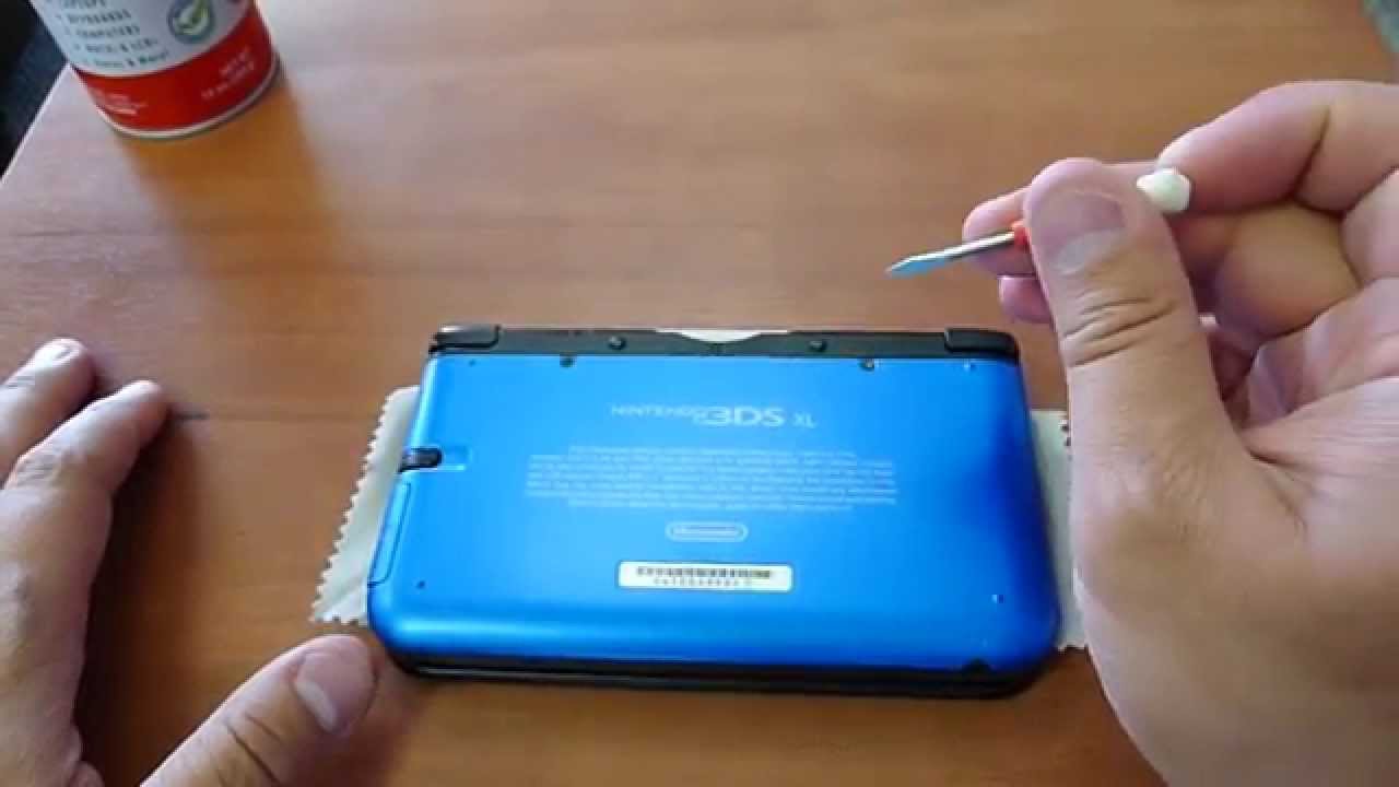 Как заменить батарею в 3DS XL.