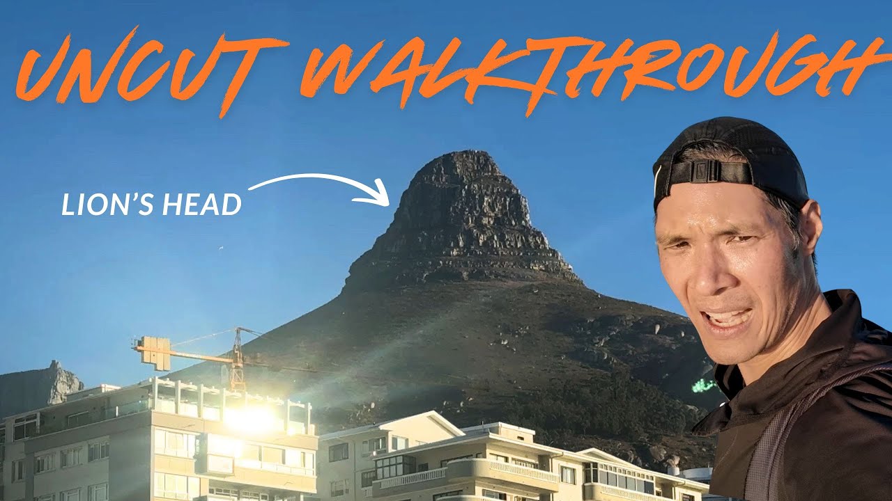 Lion’s Head Hike Cape Town  Uncut 4K Real Time in 40 Minutes