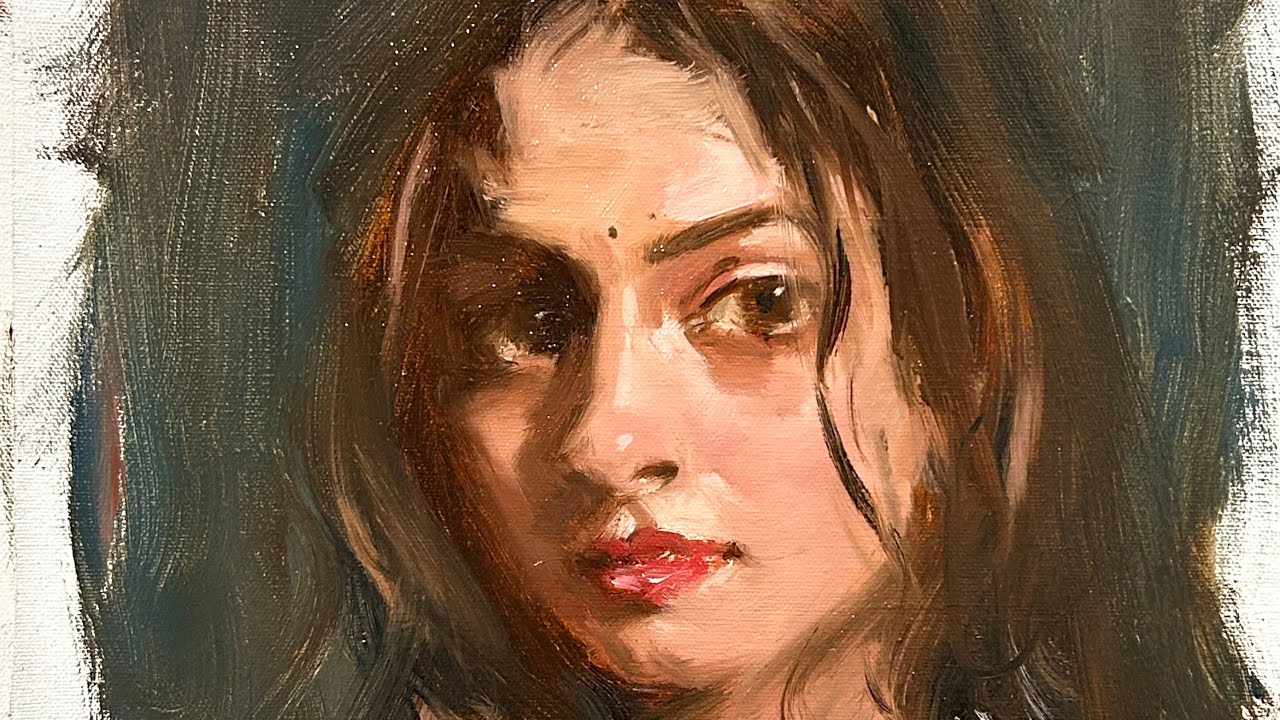 Oil painting step by step | tutorial for beginners | Ashish rai #art #oilpainting