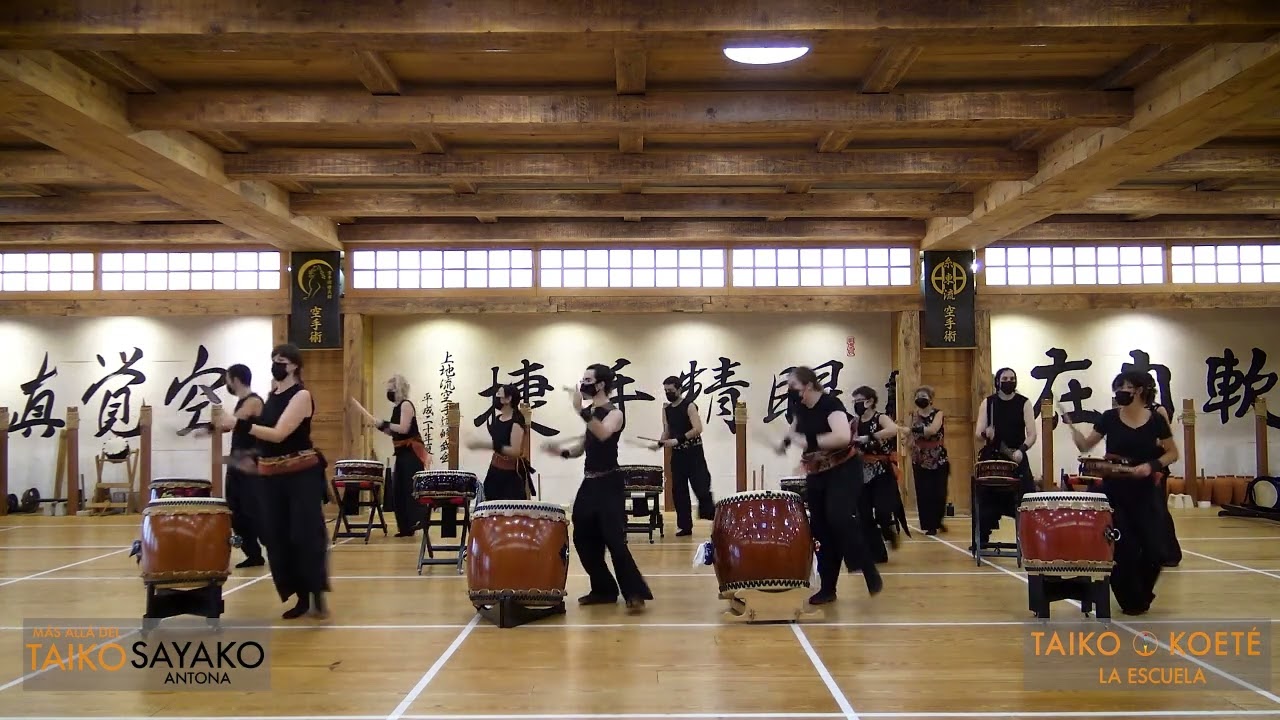TOTTEMO YOI con Taiko o Koeté - La Escuela de Más Allá del Taiko. Natsu Valencia OnLine 2020.