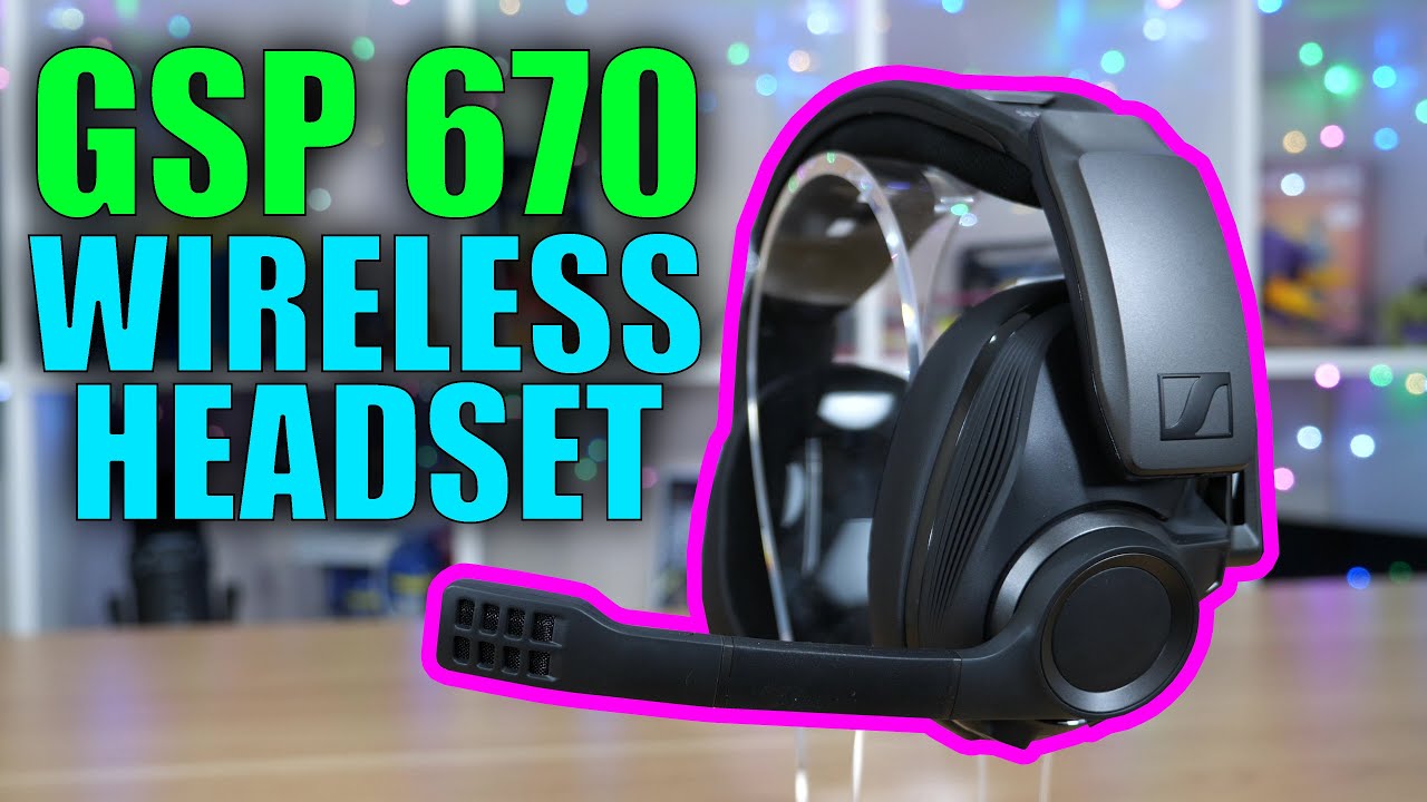 Sennheiser GSP 670 Wireless Gaming Headset Review: PREMIUM Audio! Fast and Sturdy! NO Cable!