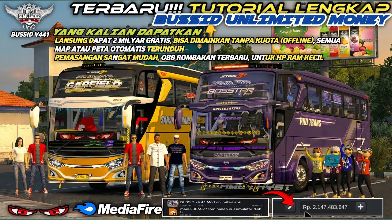 UPDATE BUSSID 4.4.1 !! CARA PASANG APK + OBB BUSSID V4.4.1 TERBARU | BISA SEMUA HP
