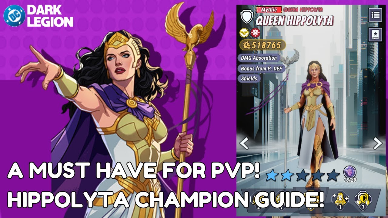 Hippolyta Champion Guide | DC: Dark Legion