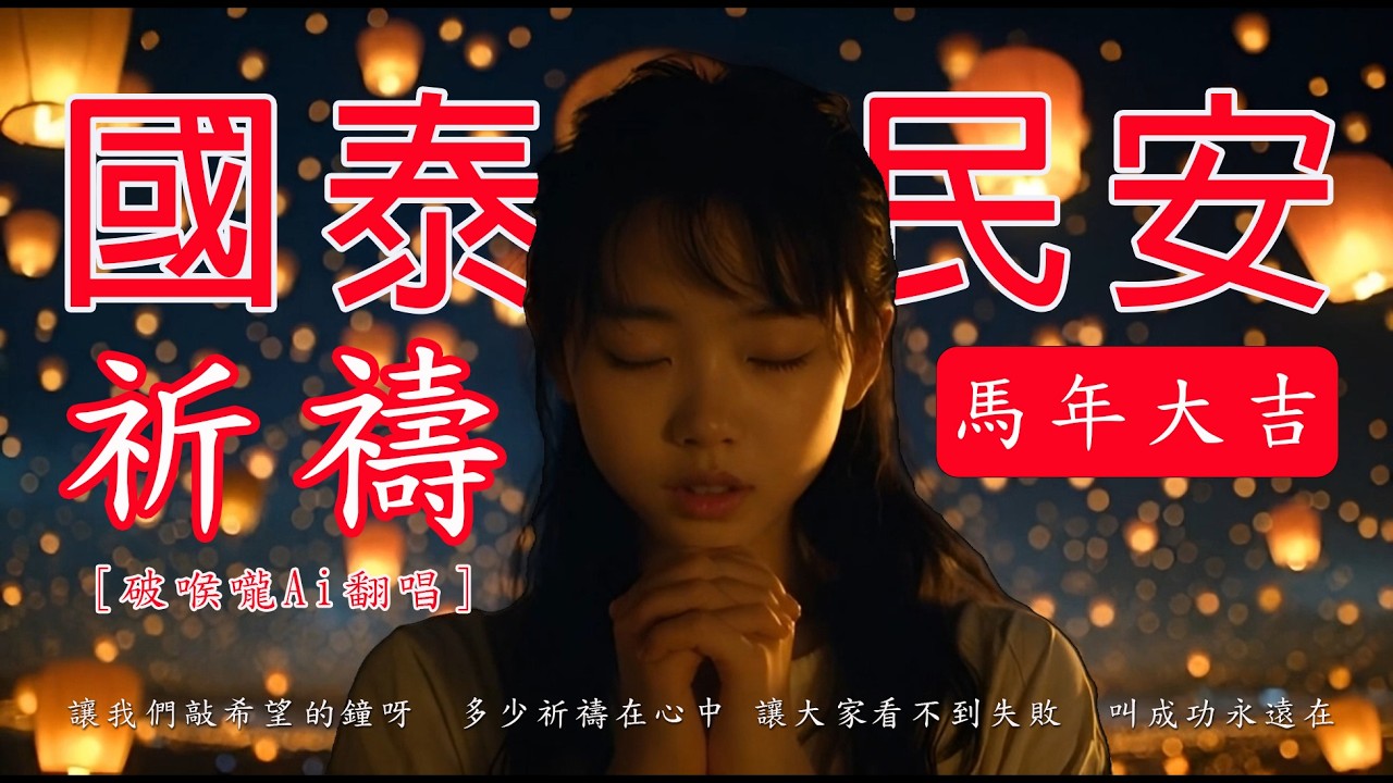 一首［祈禱］送給大家 祝新的一年心想事成