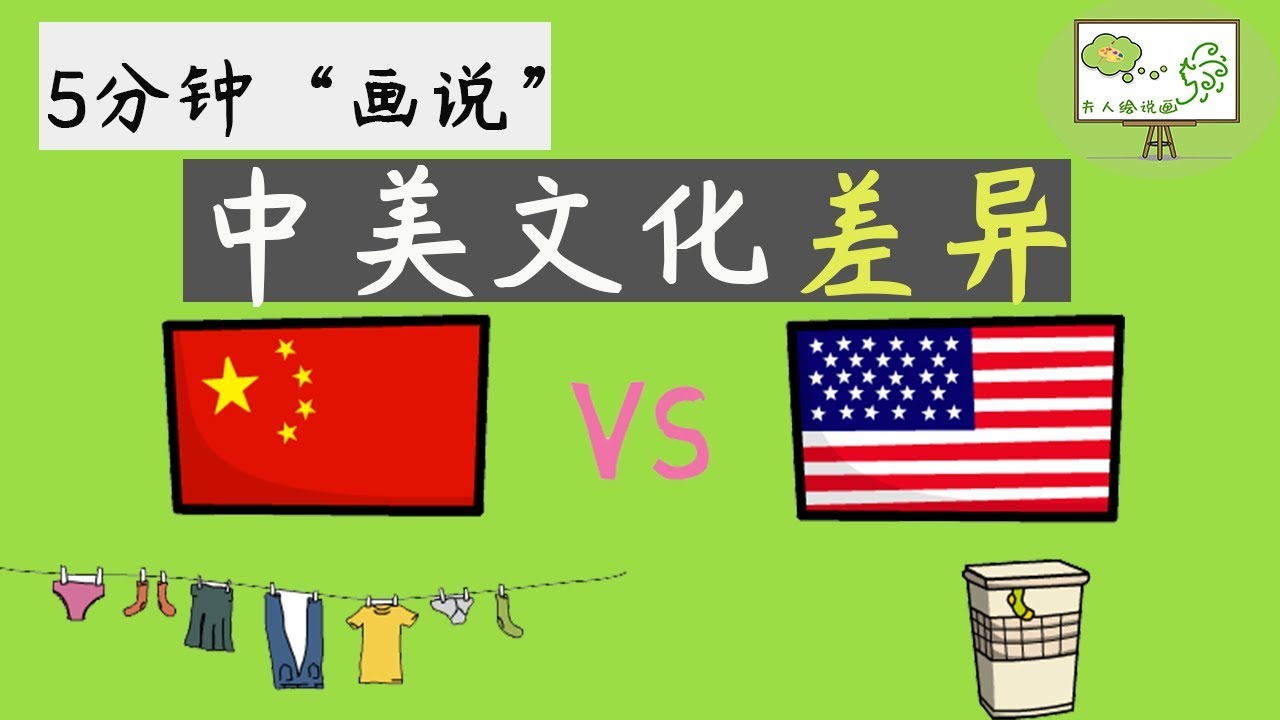 中美|文化差异【动画】生活习惯、家庭结构、社会形态小差异