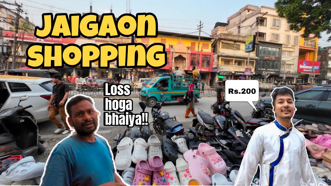 Shopping At Busy Jaigaon Street Market!! 🛍️😎