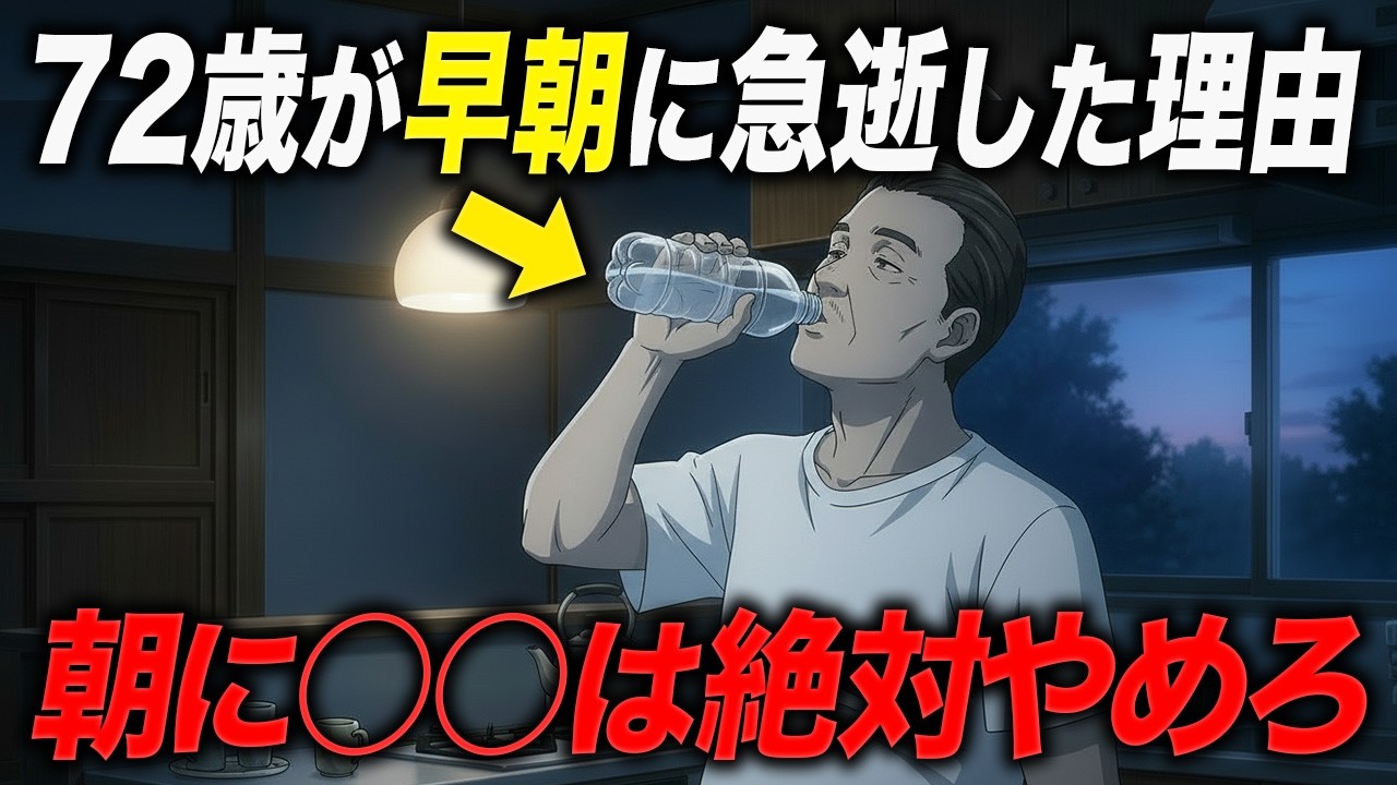 【知らないと怖い】65歳以上が朝イチにやると&ldquo;危険な5つの習慣&rdquo;【医者が最も止めたい習慣】