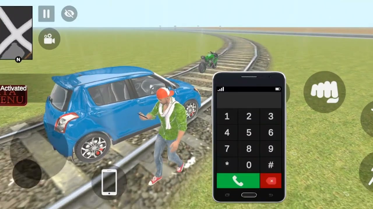 🎮 Franklin ninja h2 crash 💥 train 🚉 indian theft auto simulator 