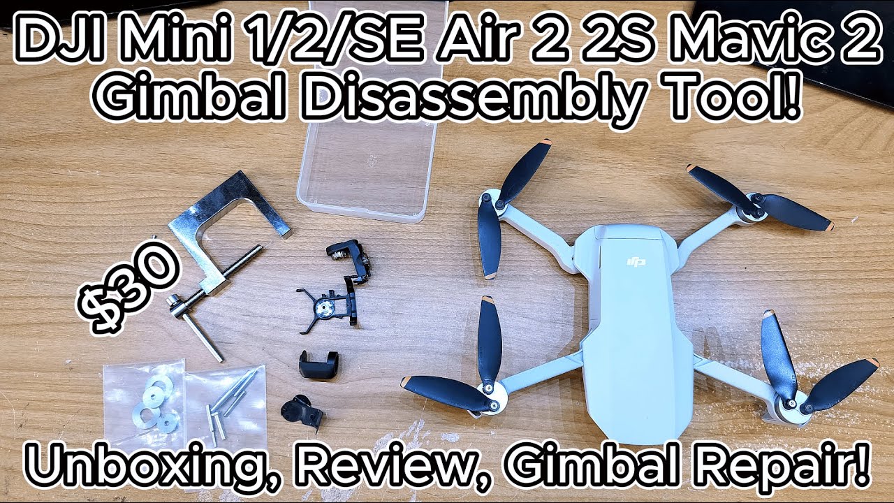 DJI Mini 1/2/SE Air 2 2S Gimbal Replacement Tool | Unboxing, Review & Repair | Step-By-Step DIY!