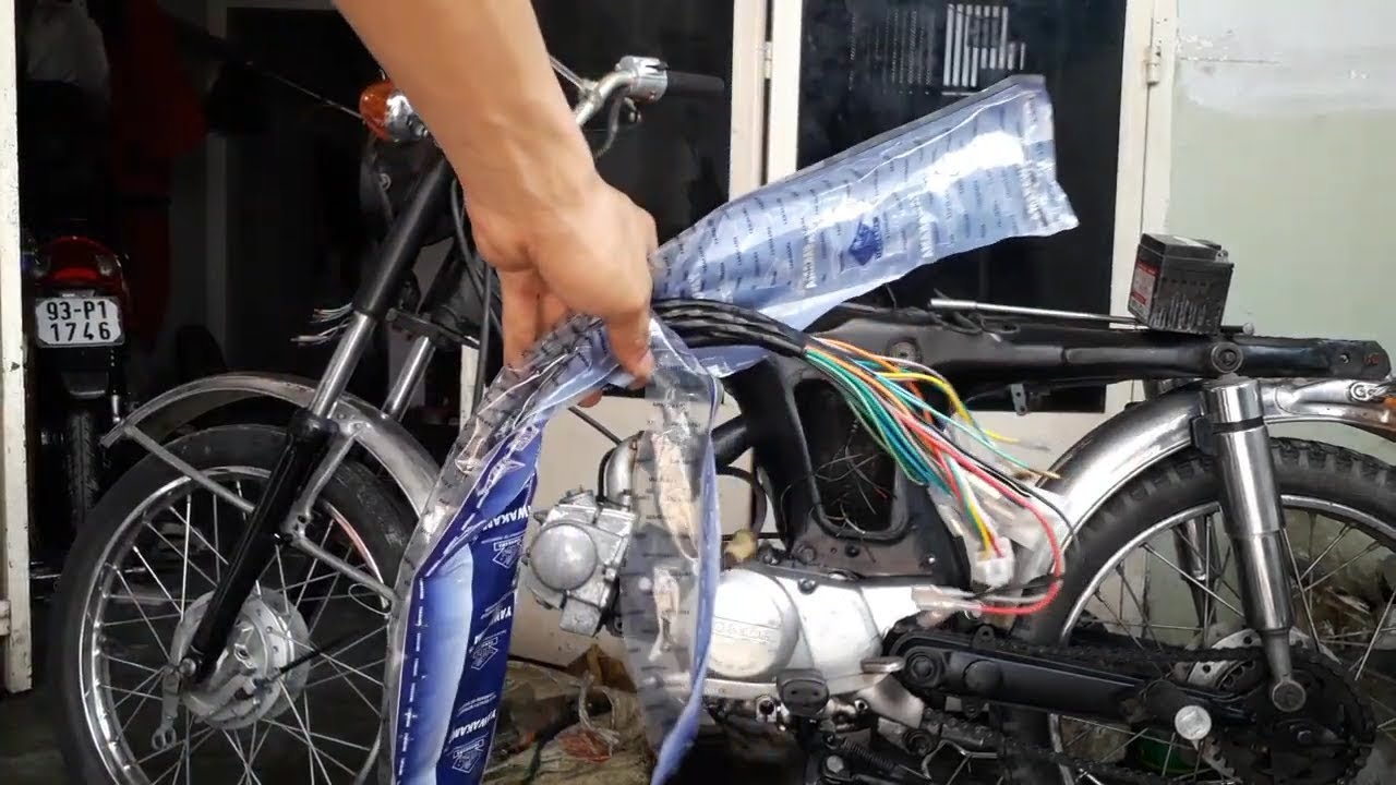 Hướng dẫn đấu điện xe honda 67 đơn giản nhất Full,hướng dẫn độ xe đơn giản dễ làm.