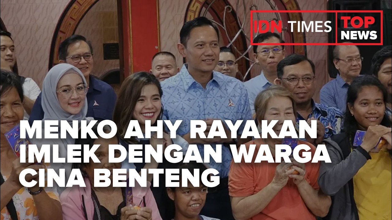 Menko AHY Rayakan Imlek dengan Warga Cina Benteng