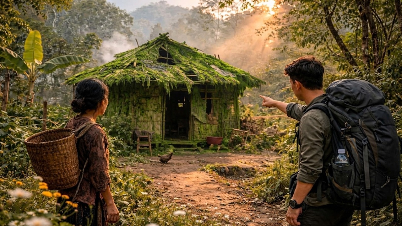 Full video: about a girl restoring an abandoned house.