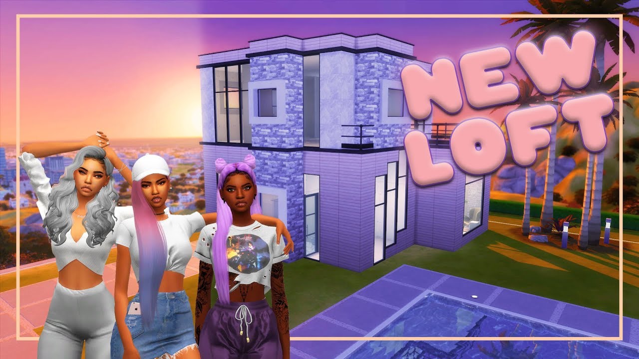 The Sims 4 💎Single Mother💎 New Loft Build