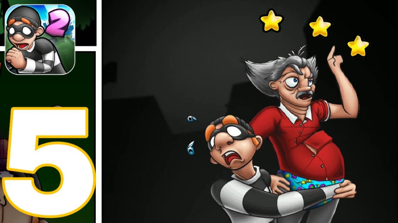 Robbery Bob 2 - Seagull Bay - levels -1 -10 Gameplay Walkthrough PART 5 (iOS, Android)