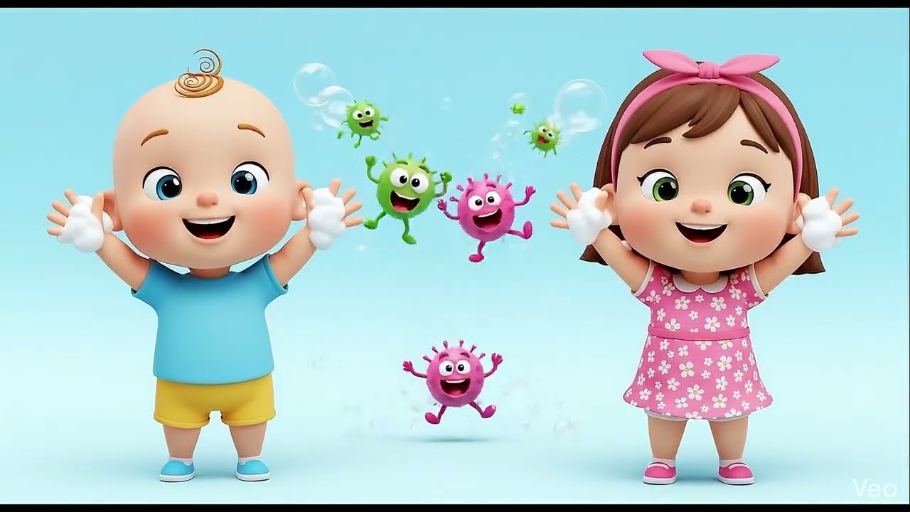Ellerimizi Eğlenceli Şarkıyla Yıkıyoruz | Eğitici Çocuk Videosu🖐️🎵