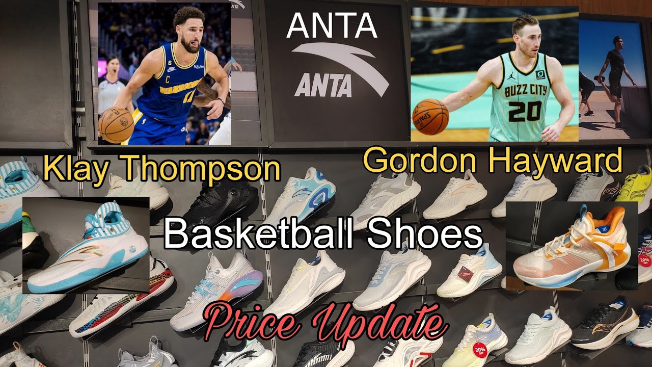 ANTA Basketball Shoes,Klay Thompson,Price Update at Tobys Sports