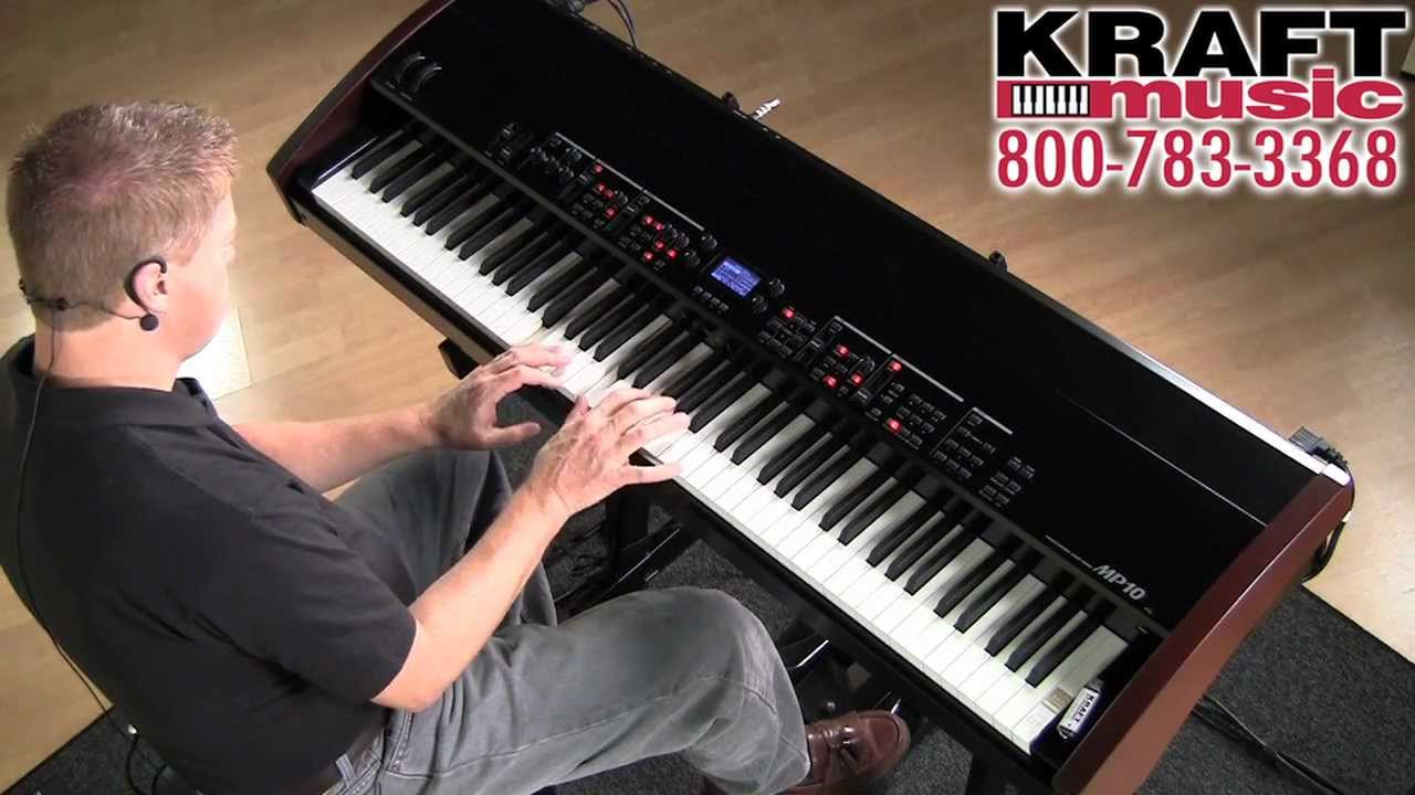 Kraft Music — демонстрация цифрового сценического пианино Kawai MP10 с Шоном О'Ши