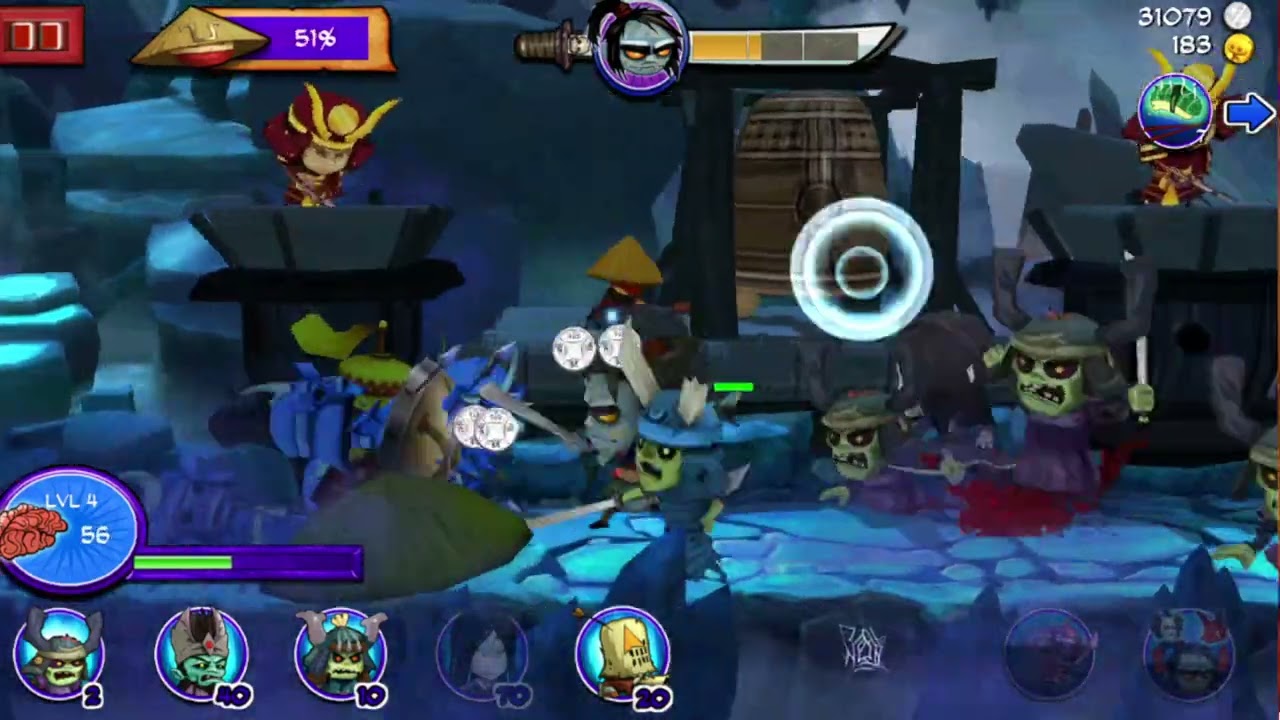 Samurai Vs Zombies Defense Zombie Walkthrough (Wave 28)