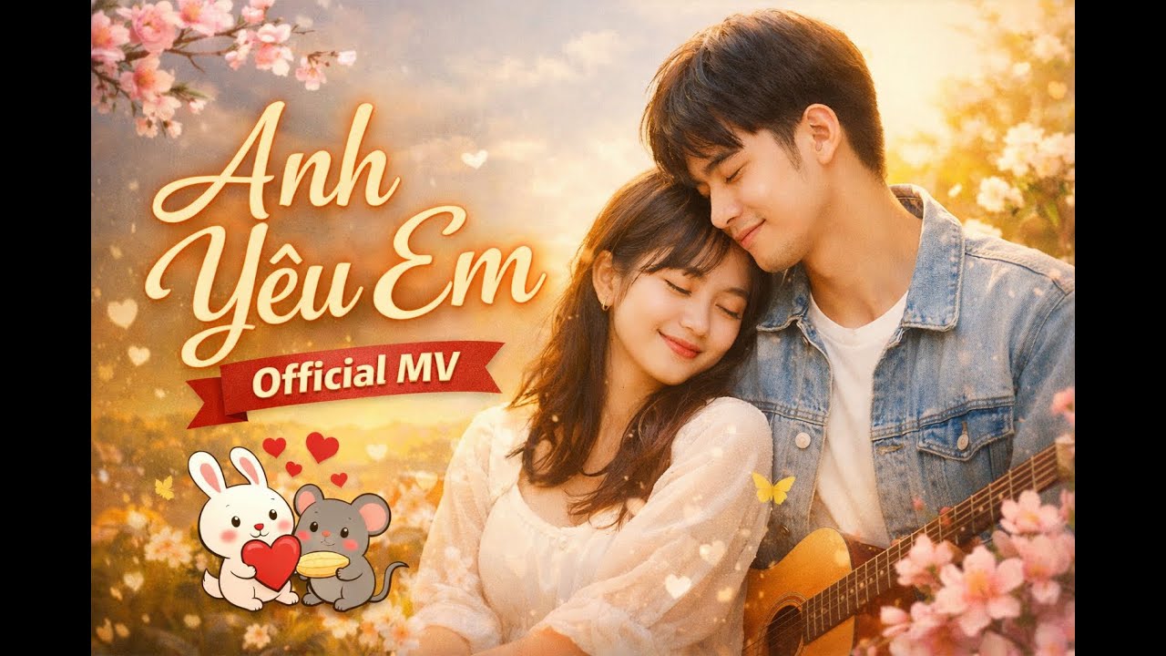 Anh Yêu Em | Yêu Thầm Một Người, Giữ Trong Tim Cả Đời | Nhạc Ballad Nhẹ