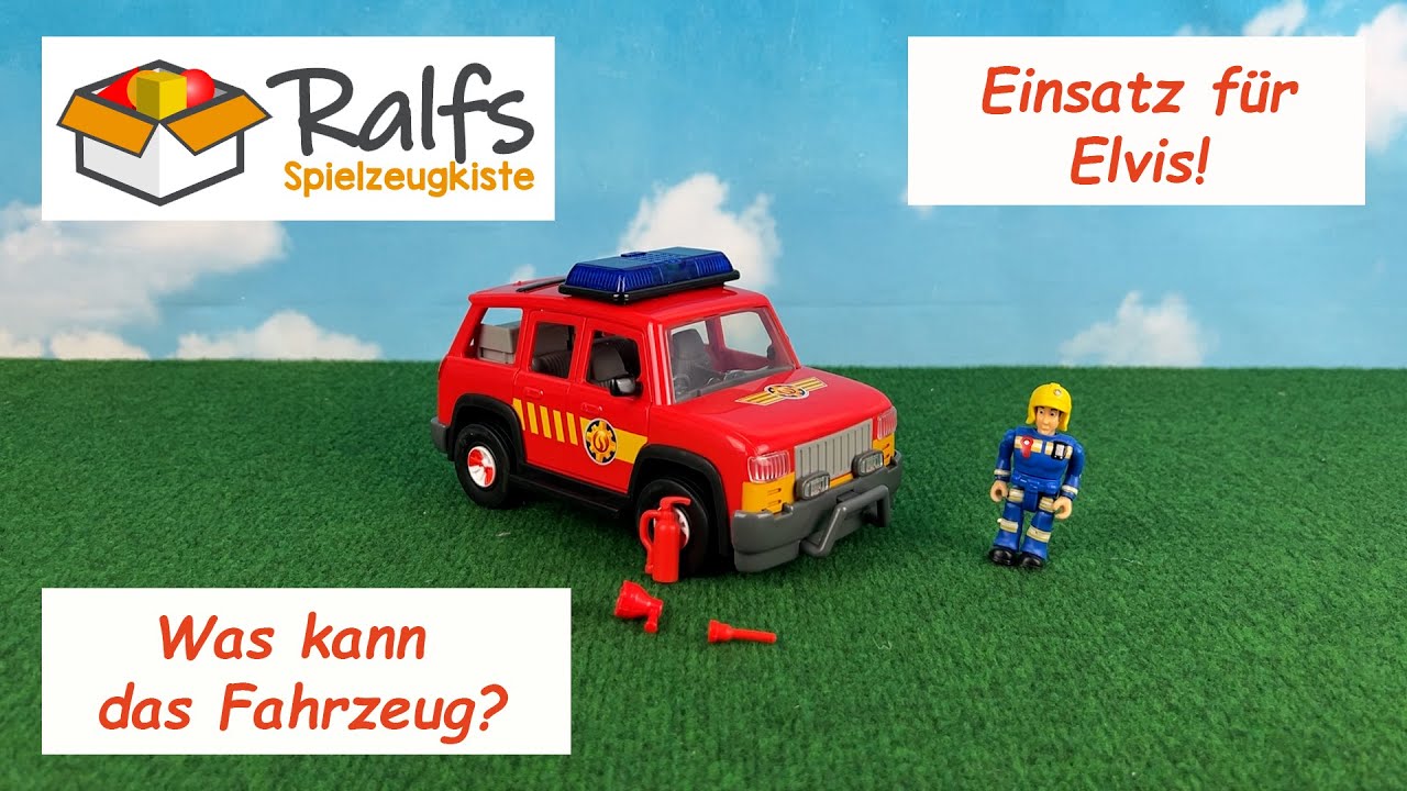🚨 Feuerwehrmann Sam First Responder Fahrzeug – Review mit Licht & Sound!