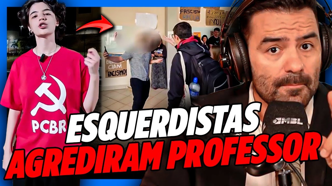 ALUNOS COMUNISTAS AGR3DIRAM PROFESSOR NA UNESP | Cortes do @MBLiveTV