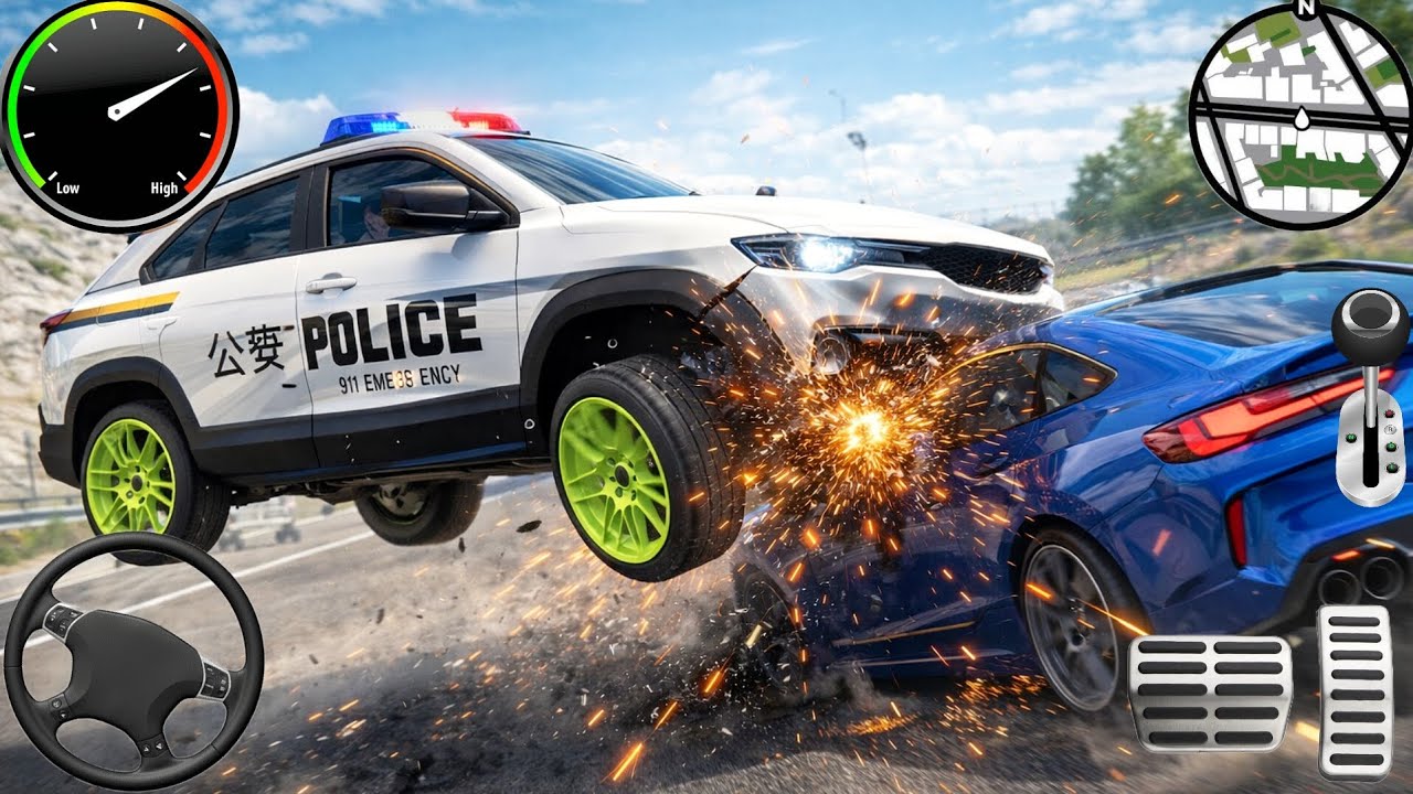 Police Simulator Gameplay | Highway Chase at Full Speed | Gameplay #818