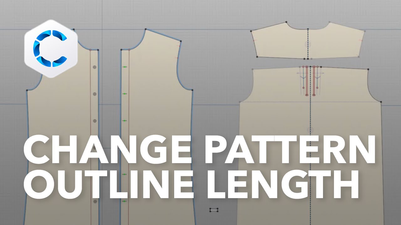 Easily Change Your Pattern Outline Length in CLO | CLO Feature Deep Dive