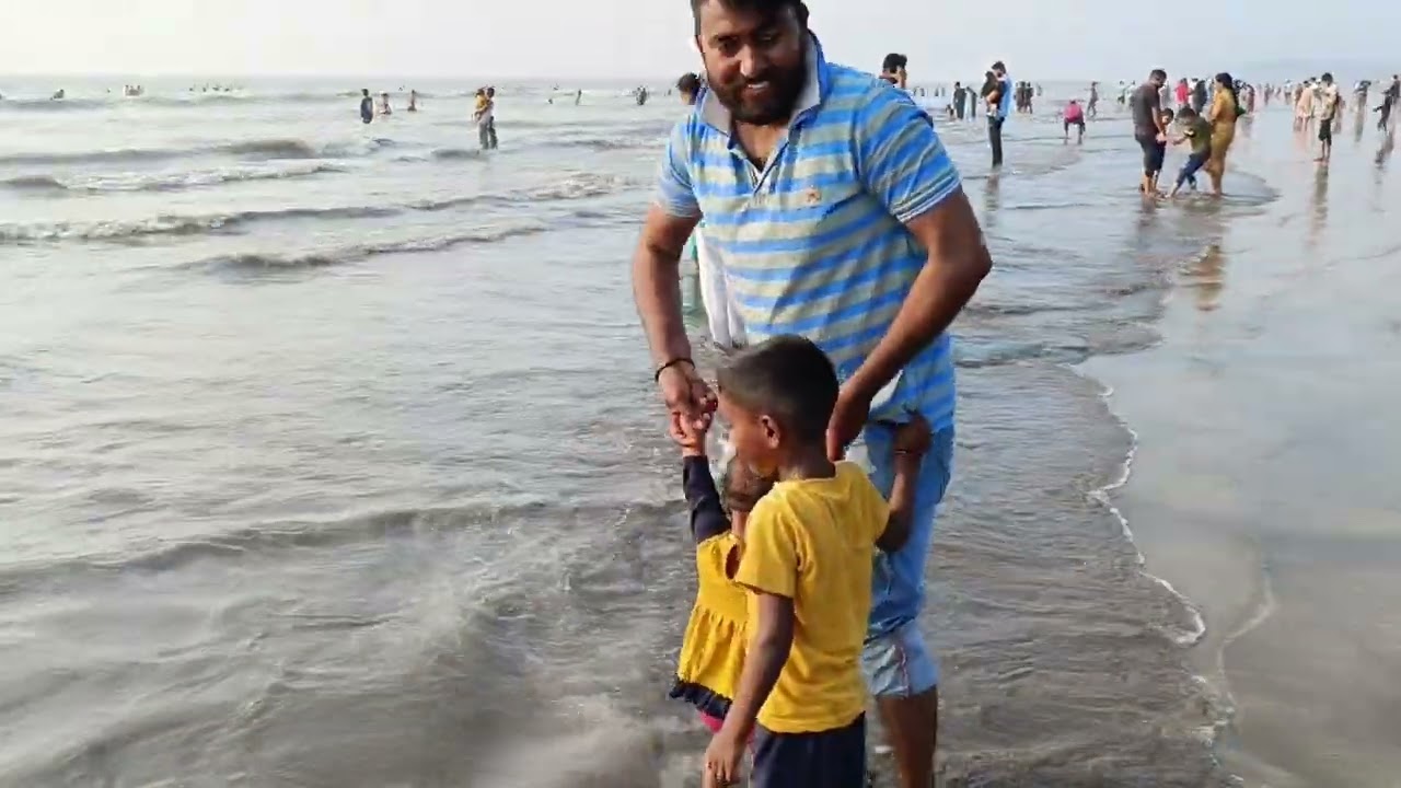 Maharashtra Border Under Gujarat Umbergaon Beach 🏖 #new  #viral  #video