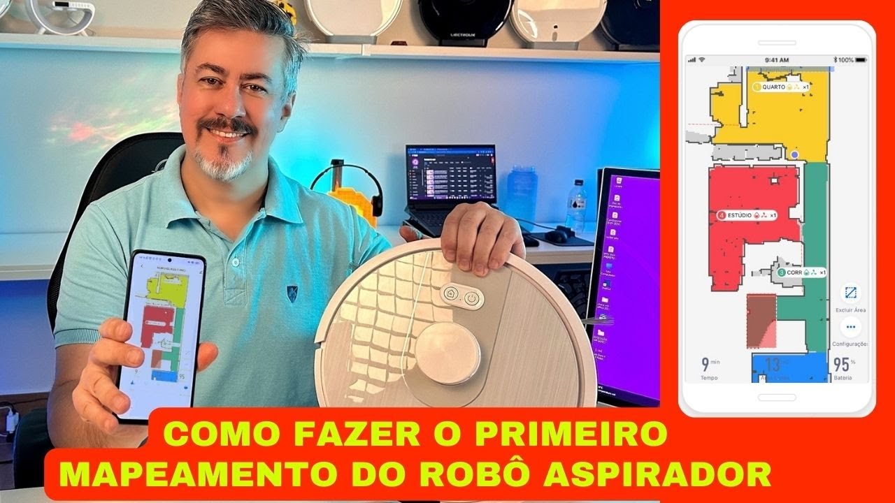 COMO FAZER O PRIMEIRO MAPEAMENTO DO ROBÔ ASPIRADOR? @querocomprar​