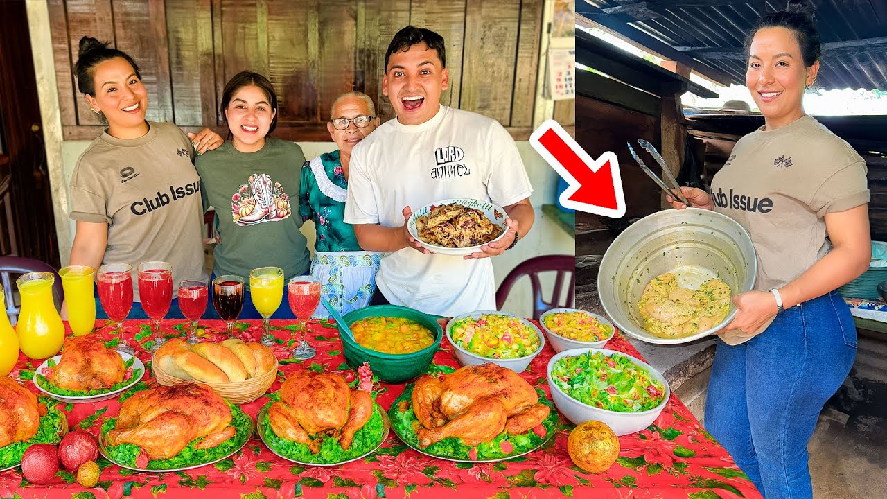CENA NAVIDEÑA con MIS AMIGAS - CENA 100% SALVADOREÑA @Celinazz @AventurasDYensyMelendez 