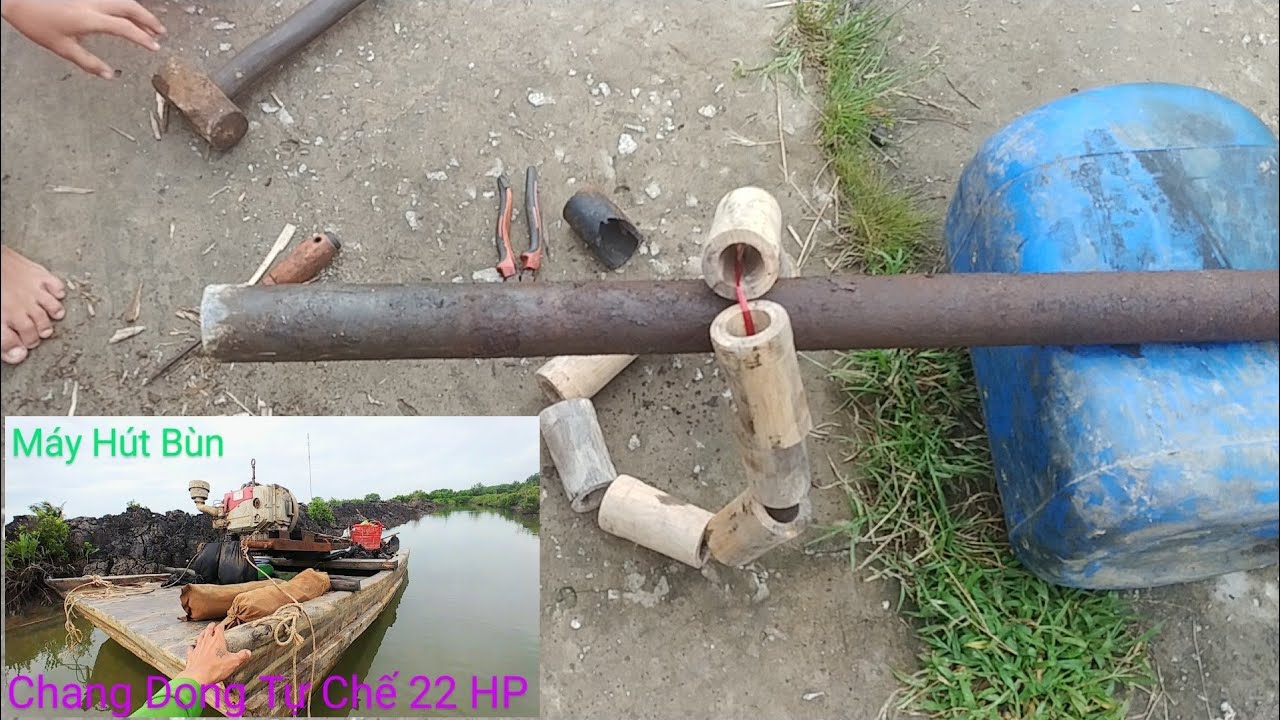 Máy Hút Bùn Đ 22 HP Cách Đống Bạc Cây | giang trần cà mau