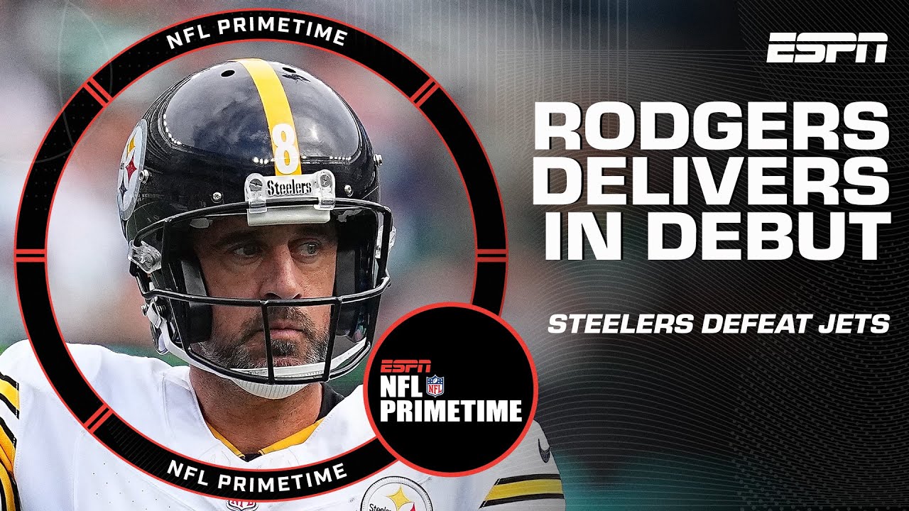 Реакция на дебют Аарона Роджерса в &laquo;Стилерз&raquo; против &laquo;Джетс&raquo; | NFL PrimeTime