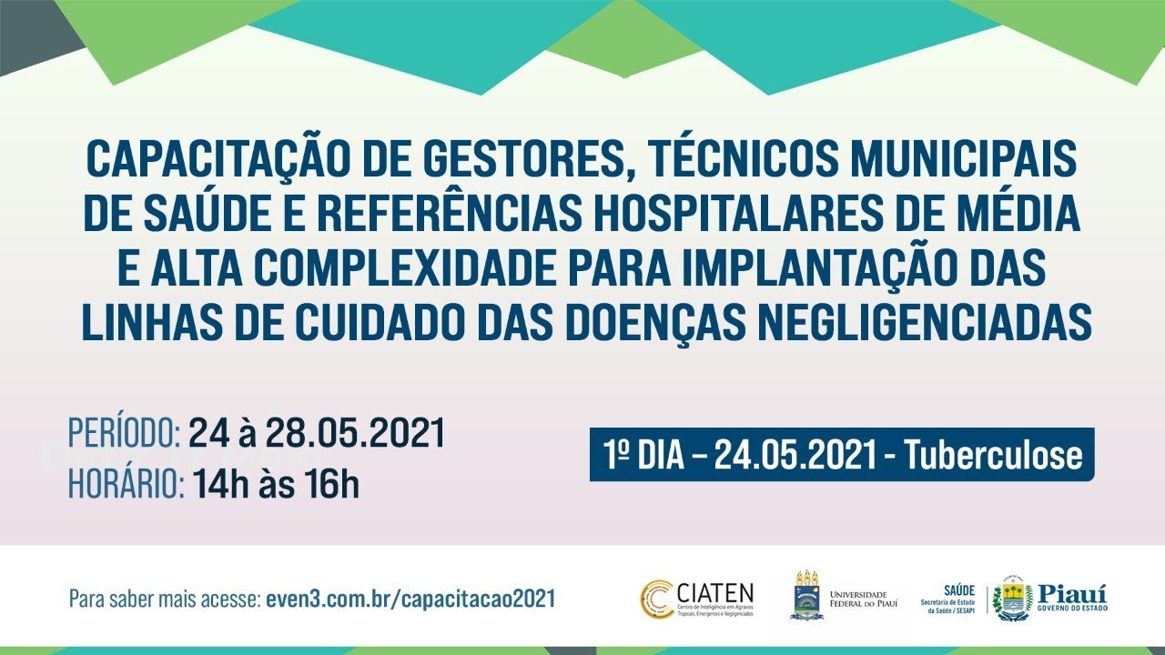 1º DIA – 24.05.2021 - Tuberculose