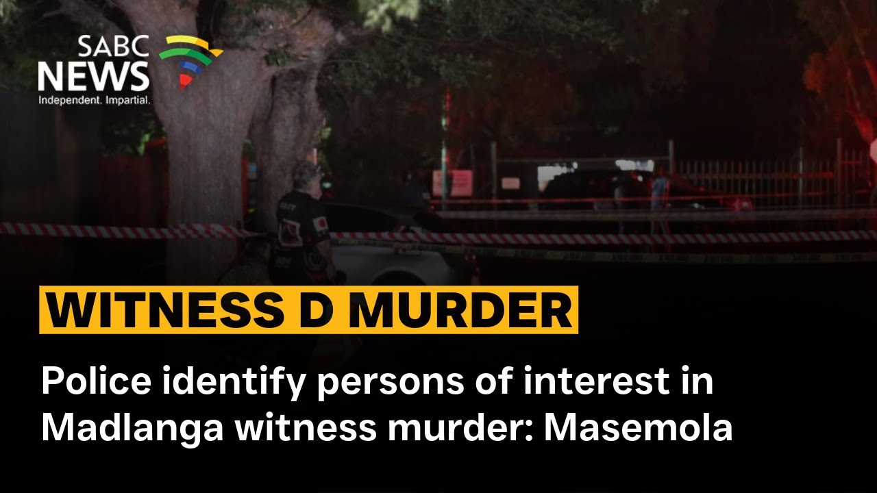 Police identify persons of interest in Madlanga witness murder: Masemola
