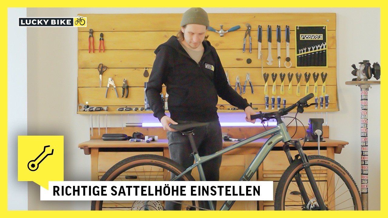 Sattelh&ouml;he richtig einstellen | So einfach gehts!