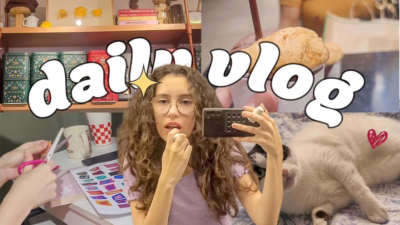 DAILY VLOG || passeando por SP, tentando voltar pra academia e decorando o meu journal 💗✨