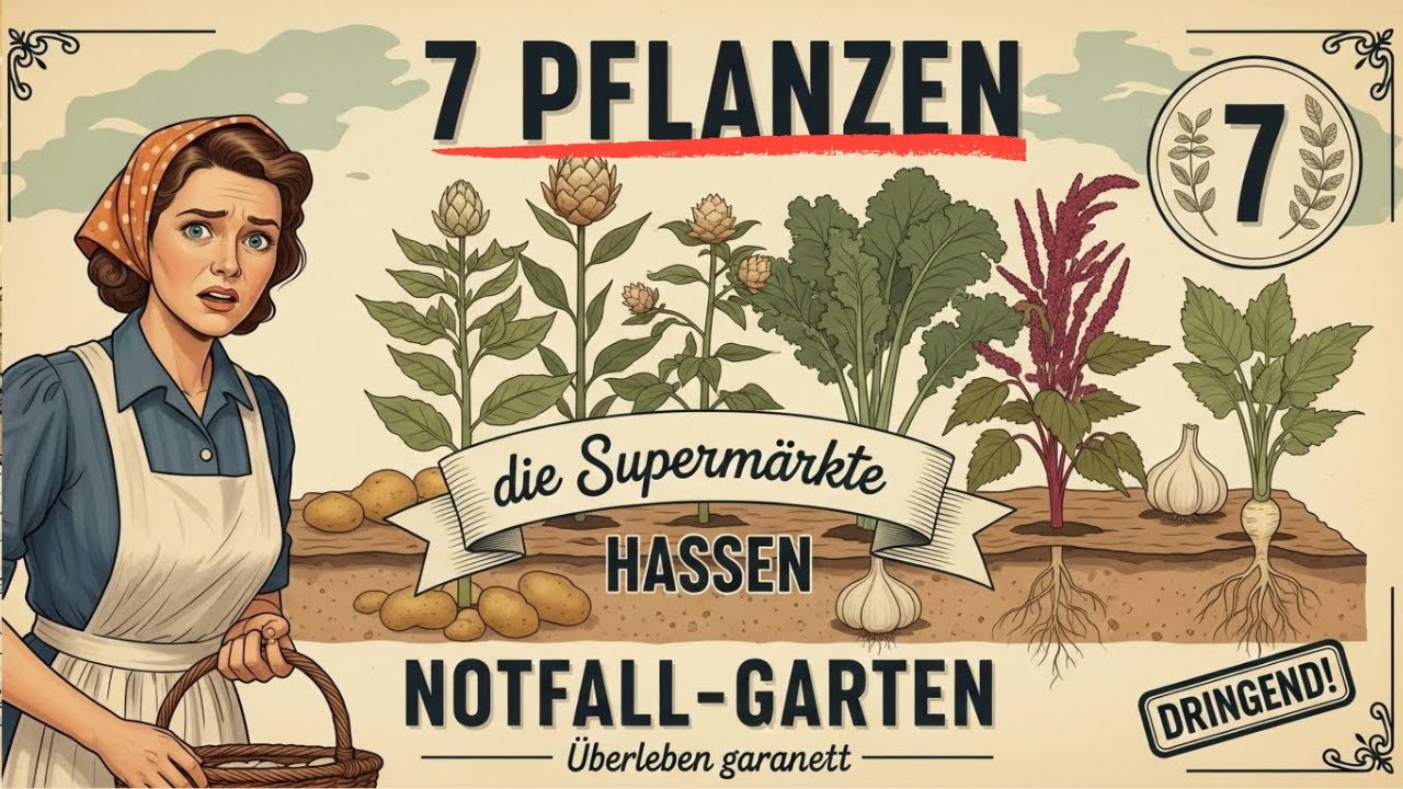 7 PFLANZEN die dein Leben retten können! (Notfallvorrat Revolution)