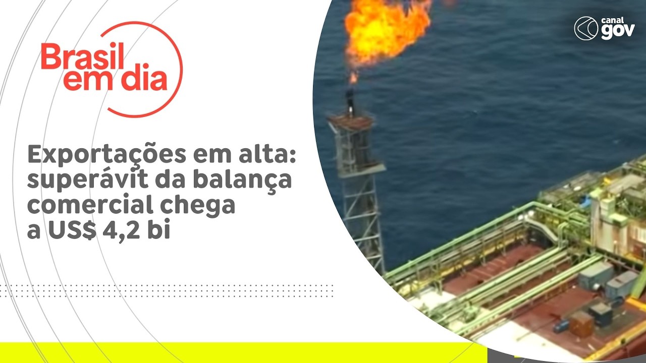 Exportações em alta: superávit da balança comercial chega a US$ 4,2 bi