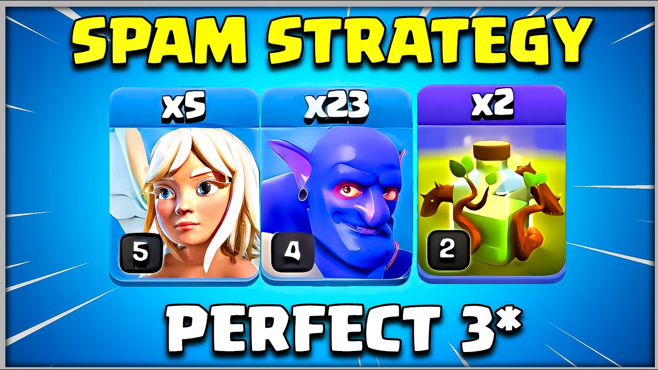 5 Healer + 23 Bowler + 2 Overgrowth Spell | Th12 Attack Strategy in Clash of Clans