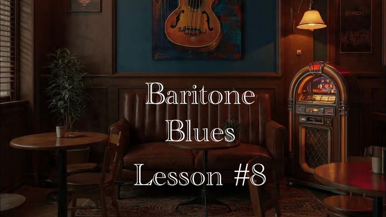Baritone ukulele blues lesson #8