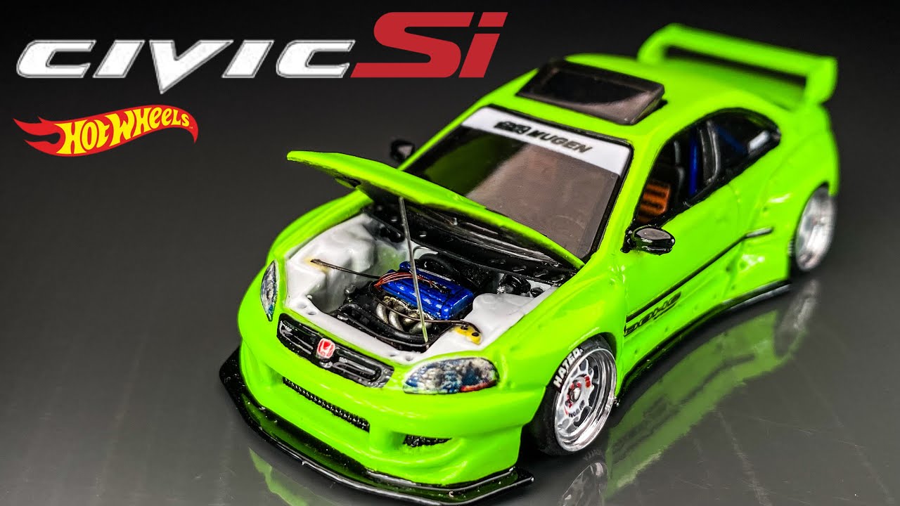 Clean Honda Civic Si Hot Wheels Custom