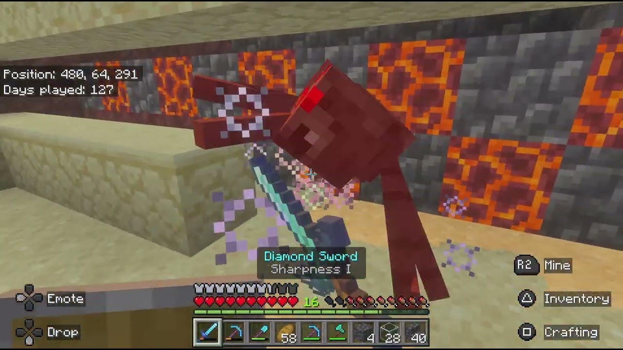Day 56 of playing Minecraft 30 minutes every day