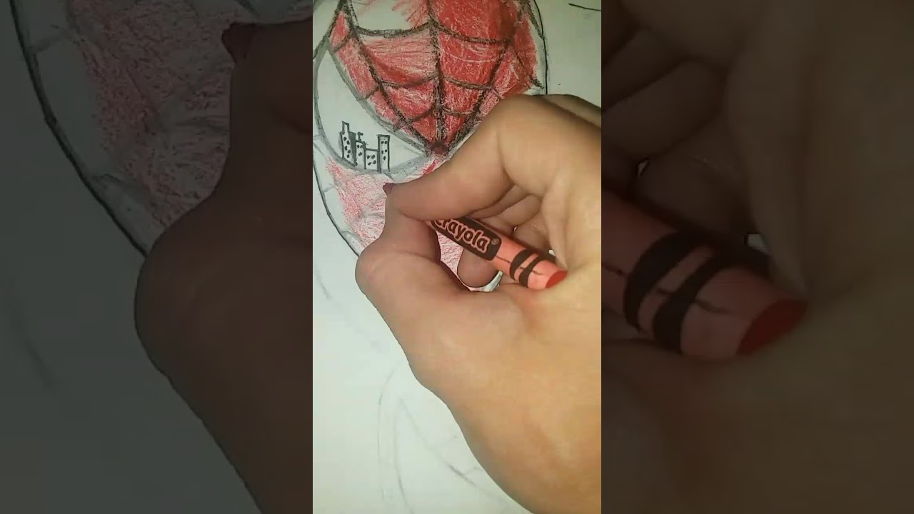 My first time using crayons😰 got this idea from adcartattack