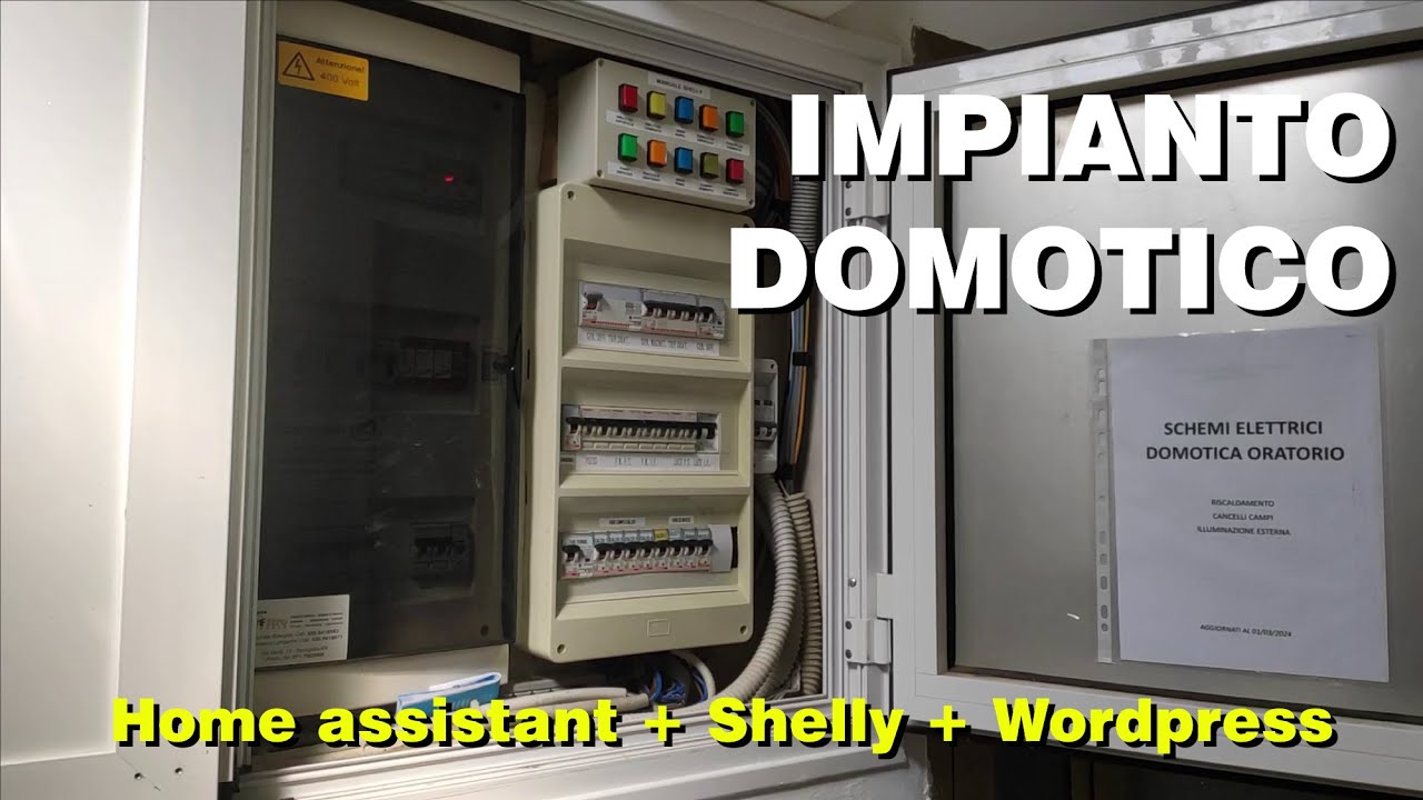 IMPIANTO DOMOTICO - Home Assistant + Shelly + Wordpress - (pt.1)