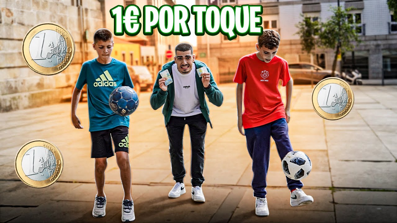 OFERECI 1€ POR CADA TOQUE NA BOLA ⚽ | CLÁUDIO SANTOS
