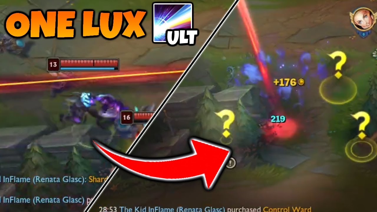 One-Shot with a Single Lux R. The Biggest 1v9 Lux Mid Game you will ever see. | Pekin Woof