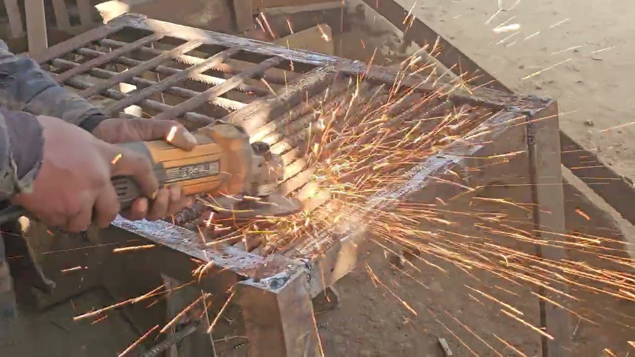 Making big and heavy  iron/rod  table 