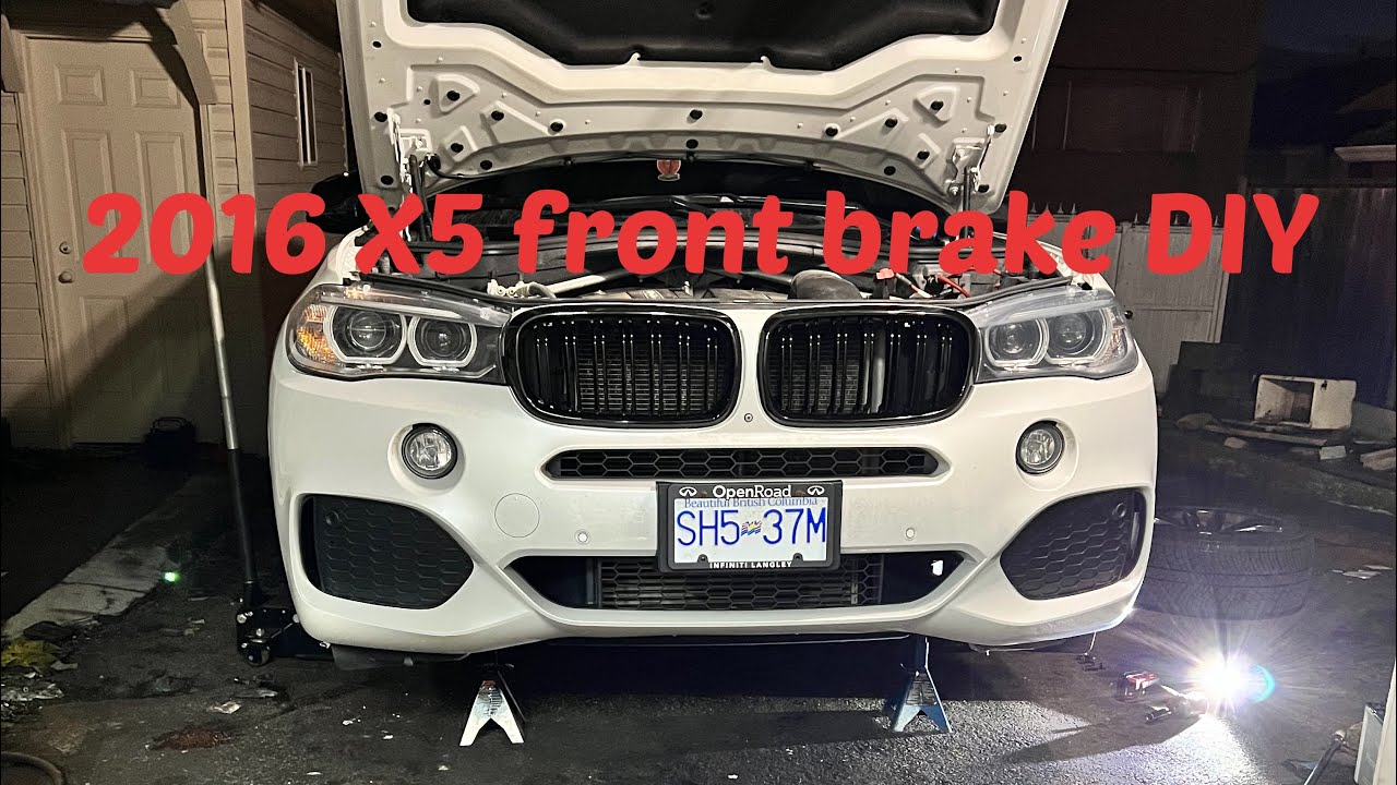 2016 BMW X5 front brake DIY